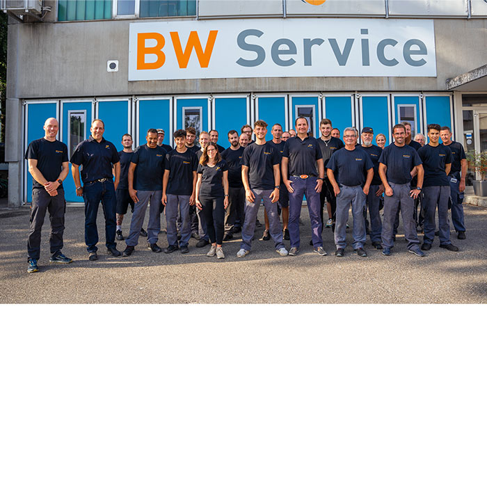 Mitarbeitende BW Service AG