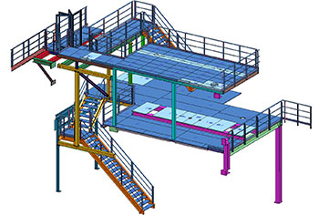 Besprechung von Konstruktionsplänen in der BW Service AG
