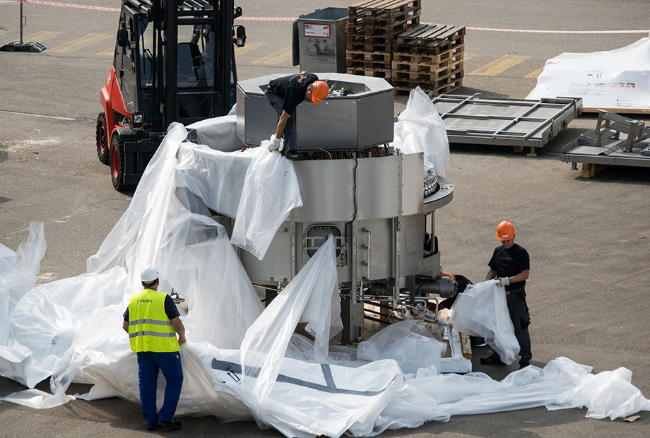 Montagearbeiten im Industriesektor