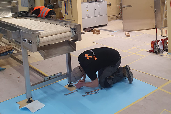 Montage Lebensmittelanlage nach Umzug